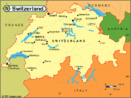karta evrope svajcarska Švajcarska preduzeća karta evrope svajcarska